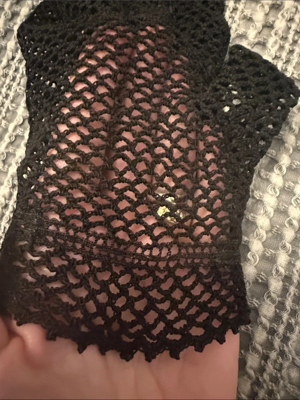 Black Lace Women's Fashion Gloves